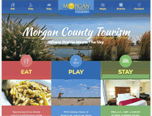 Tablet Screenshot of morgancountytourism.com